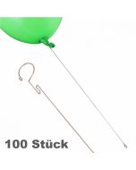 Ballonhaltestäbe aus Draht 100 Stück